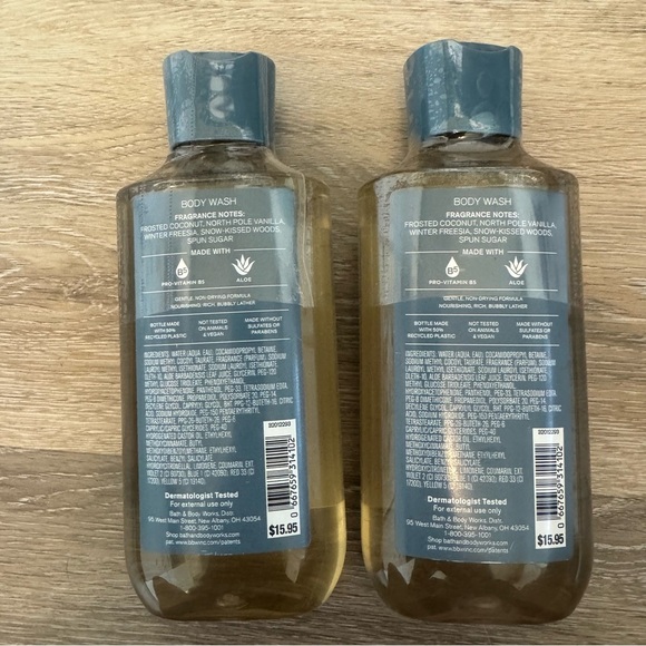 Bath & Body Works | Lot of 2 Frosted Coconut Snowball Body Wash 10 fl oz NWT - Picture 2 of 6